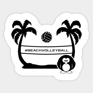 Volleyball Beach Sticker
